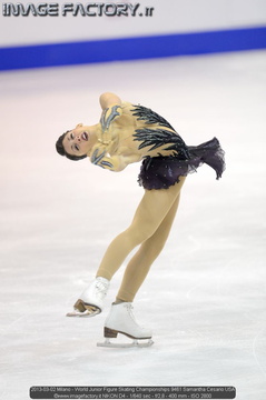 2013-03-02 Milano - World Junior Figure Skating Championships 9461 Samantha Cesario USA